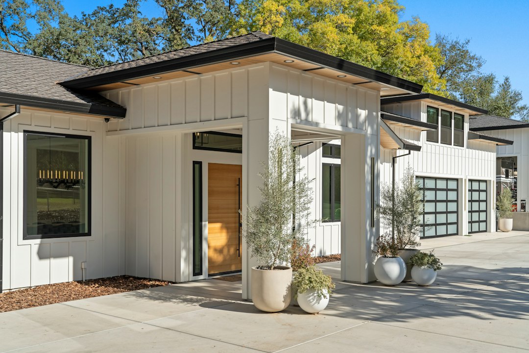 Modern suburban home representing a Coso Services seller journey