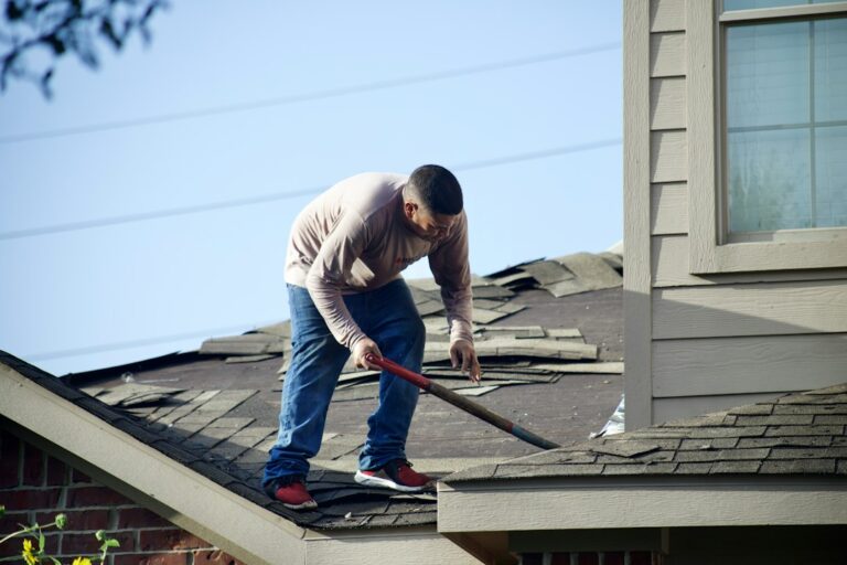 Home inspector checking a house before purchase